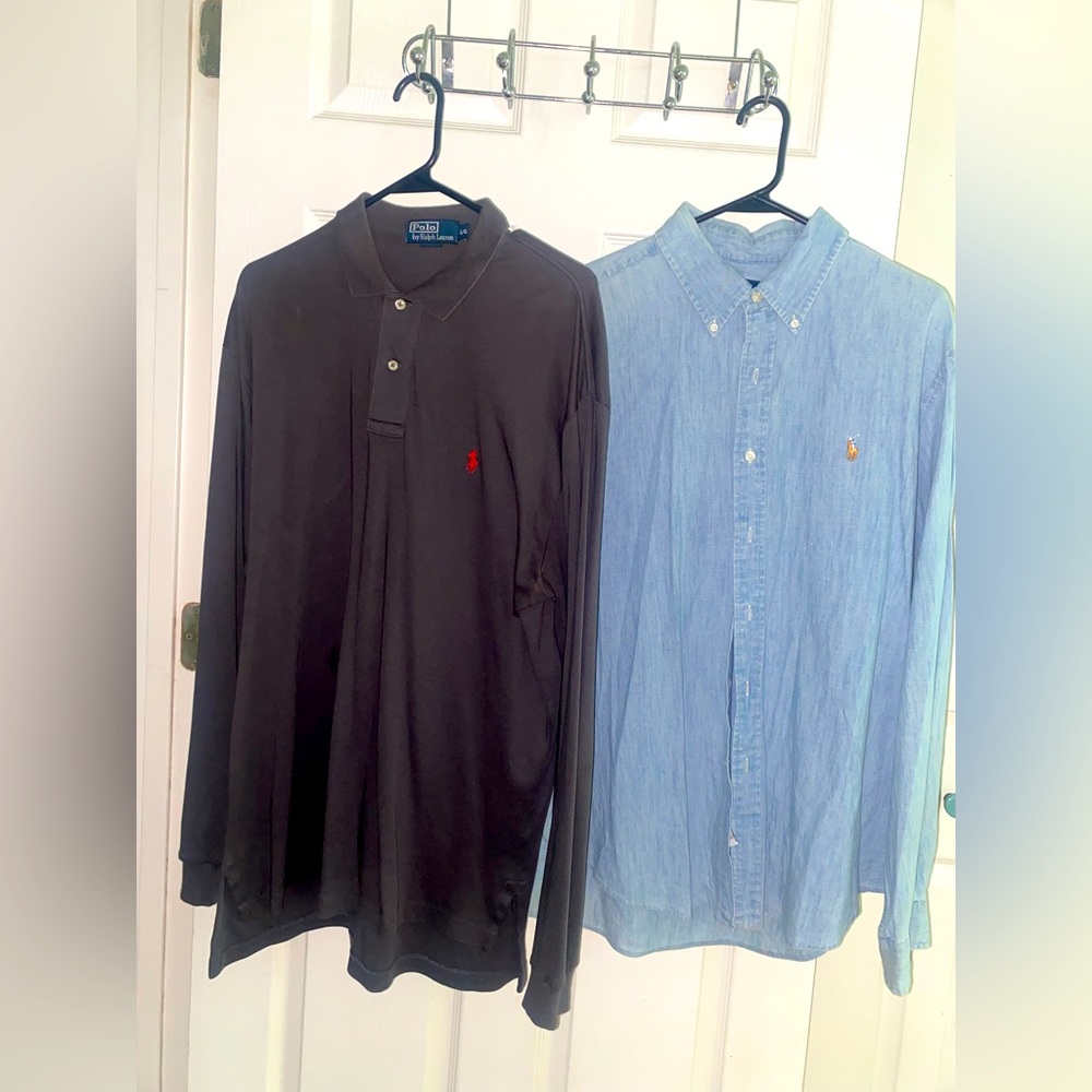 Two Long Sleeved Polo Classic Fits.